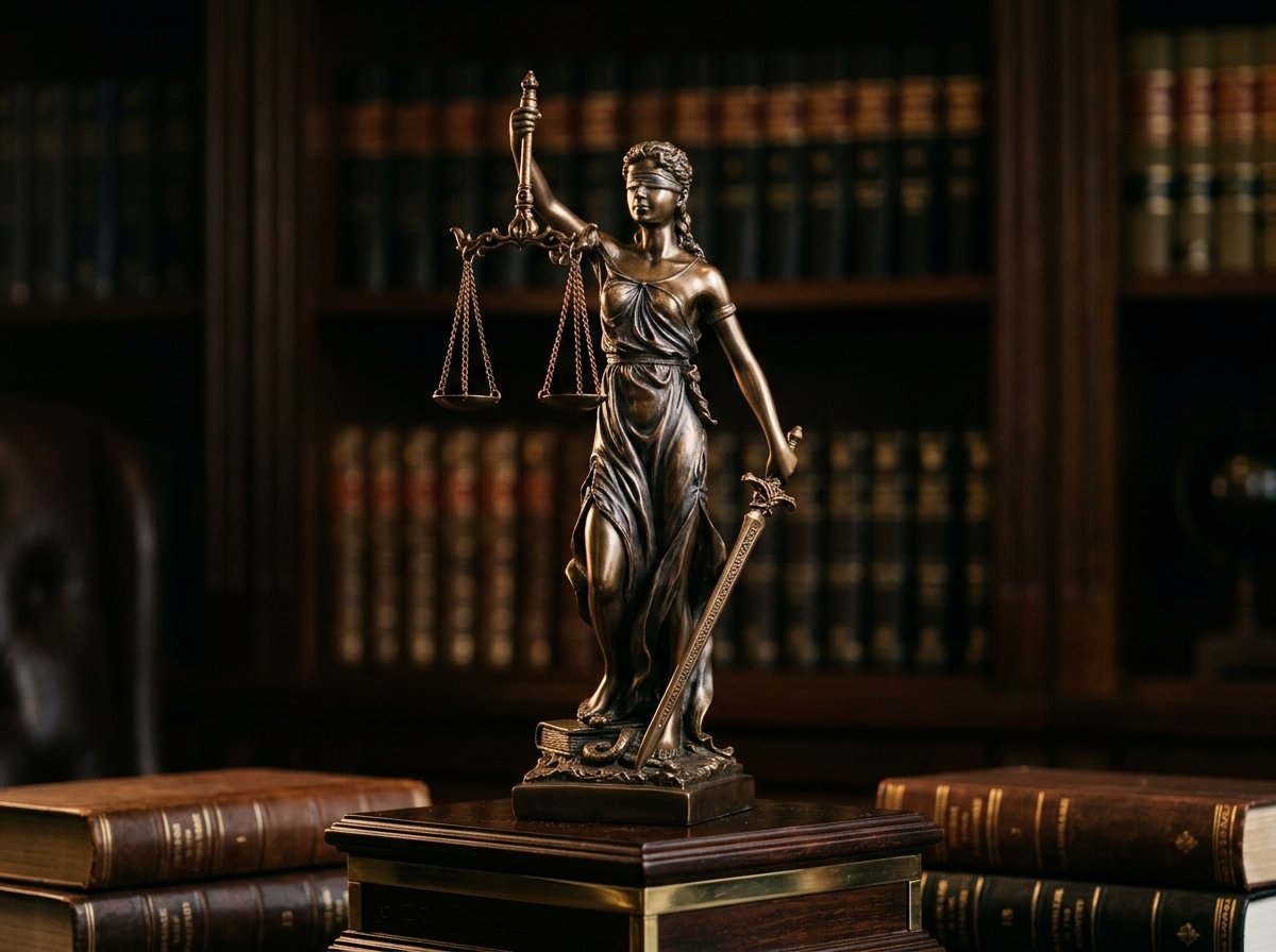 Símbolo da Justiça e Acervo Jurídico
